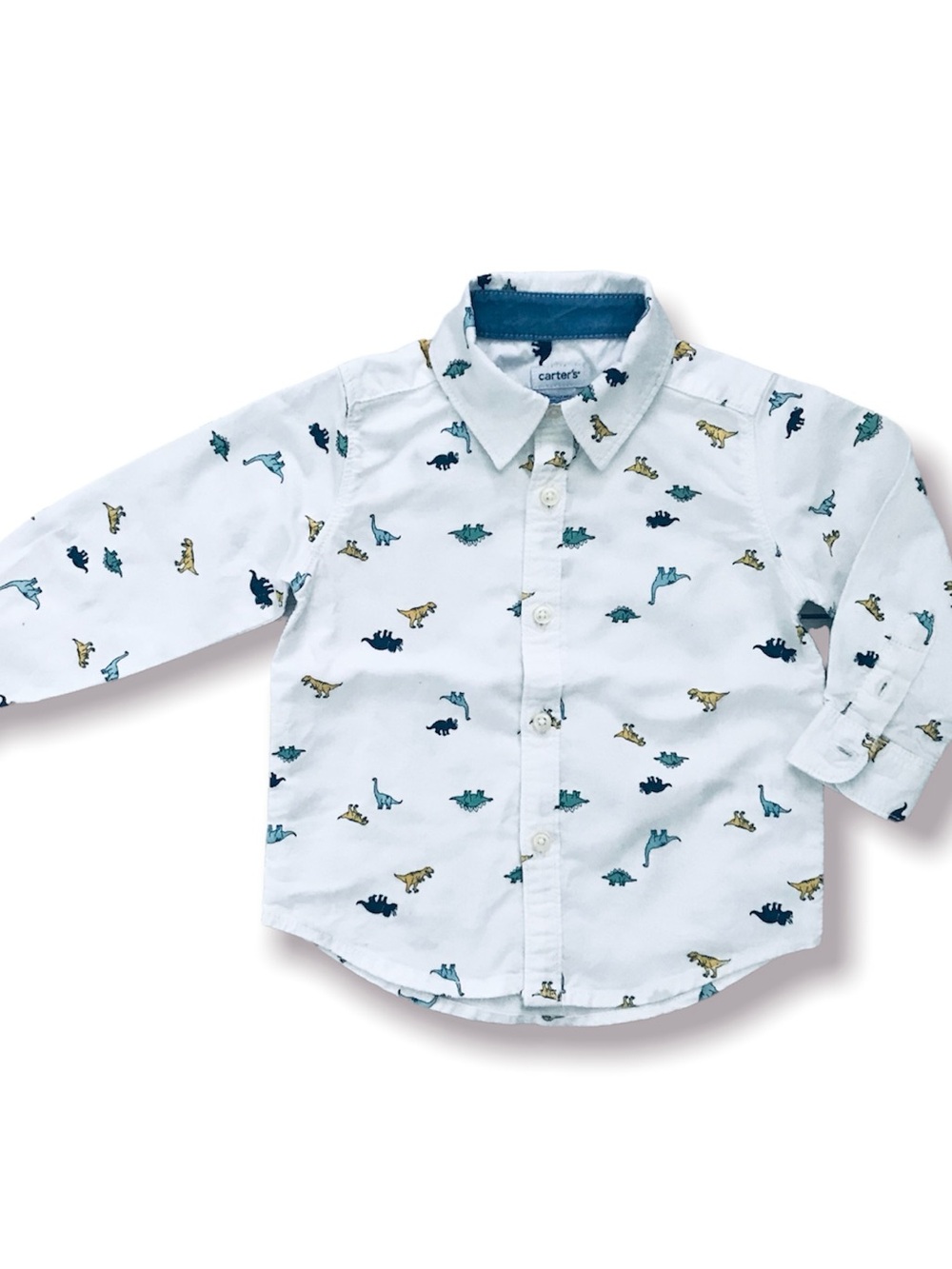 Carter’s Dinosaur Button Down Shirt Size 18 Months